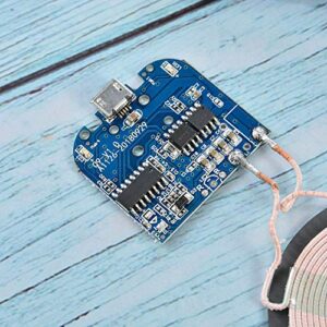 Wixine 2Pcs Qi Wireless Charger PCBA Circuit Board with Coil Pad Charging for DIY K9G9