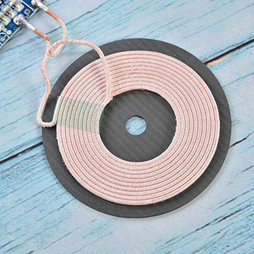 Wixine 2Pcs Qi Wireless Charger PCBA Circuit Board with Coil Pad Charging for DIY K9G9