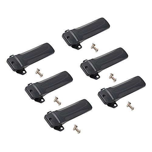 KBH-10 Belt Clip Compatible for Kenwood TK-270G TK-272G TK-2200 TK-3200 TK-3300 TK-280 TK-380 TK-290 TK-390 TK-260G TK-2302 TK-3302 Radio (6 Pack)