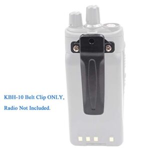 KBH-10 Belt Clip Compatible for Kenwood TK-270G TK-272G TK-2200 TK-3200 TK-3300 TK-280 TK-380 TK-290 TK-390 TK-260G TK-2302 TK-3302 Radio (6 Pack)