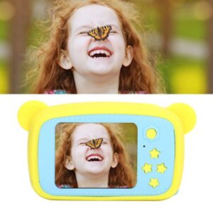 Tgoon Kid Video Camera, Children Camera Digital Rechargeable 2 Inch Display for Outdoor Activity(Yellow)