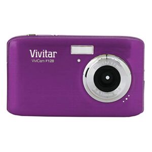 vivicam f128 hd 14.1 mega pixels digital camera purple