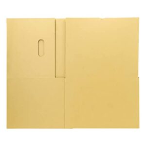 Lineco, RTA Record Storage Carton, 12x15x10 Inch, Archival Acid-Free Buffered Double Layered Panels, No Adhesive or Tools Needed (Pack of 5) Tan