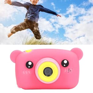 Tgoon Kid Video Camera, Children Camera Digital Rechargeable 2 Inch Display for Outdoor Activity(Pink)