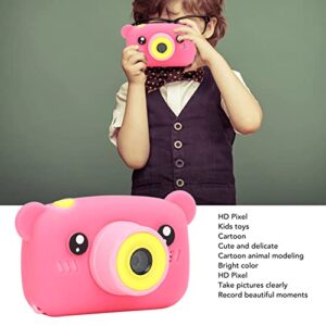 Tgoon Kid Video Camera, Children Camera Digital Rechargeable 2 Inch Display for Outdoor Activity(Pink)