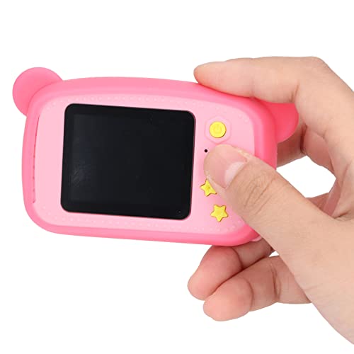 Tgoon Kid Video Camera, Children Camera Digital Rechargeable 2 Inch Display for Outdoor Activity(Pink)