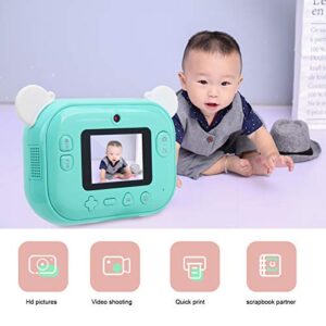 Mini Instant Camera, 2.4 Inch IPS Eye Protection Screen Selfie Camera with Rich and Interesting Filters Mini Educational Camera for Kids(Frog)