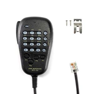 6 pin plug dtmf handheld speaker microphone mh-48a6j compatible with yaesu ft-7800r ft-8800r ft-8900r ft-7900r ft-7100m1
