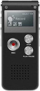32gb digital voice recorder mini voice recorder upgraded small audio recorder with mp3&usb for lectures, meetings, interviews…