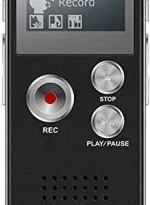 32GB Digital Voice Recorder Mini Voice Recorder Upgraded Small Audio Recorder with MP3&USB for Lectures, Meetings, Interviews…