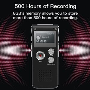 32GB Digital Voice Recorder Mini Voice Recorder Upgraded Small Audio Recorder with MP3&USB for Lectures, Meetings, Interviews…