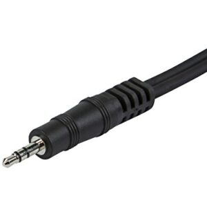 Monoprice 601045 1/8 Inch TRS Male to Dual 1/4 Inch TS Male Cable - 5 Feet- Black | Connect Your IPod, IPhone, Android SmartphoneTo Pro Audio Gear