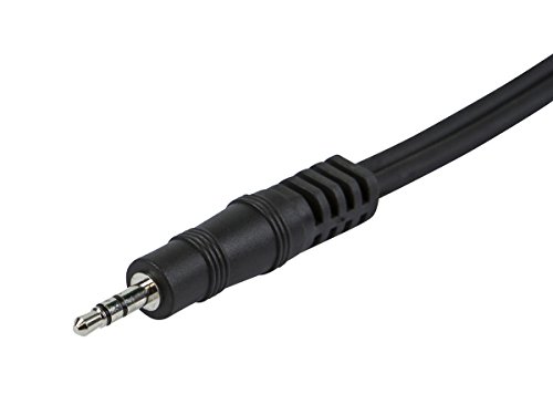 Monoprice 601045 1/8 Inch TRS Male to Dual 1/4 Inch TS Male Cable - 5 Feet- Black | Connect Your IPod, IPhone, Android SmartphoneTo Pro Audio Gear