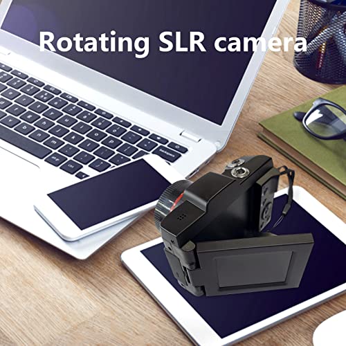 Digital Camera with HD Flip Screen 180° Rotation, SLR Digital Camera, 2.4 Inch Flip Screen,16 Times Digital Zoom, Electronic Anti-Shake.