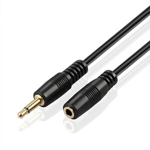 tnp 3.5mm mono extension (25ft) – 12v trigger, ir infrared sensor receiver extension extender, 3.5mm 1/8″ ts monaural mini mono audio plug jack connector male to female cable wire cord
