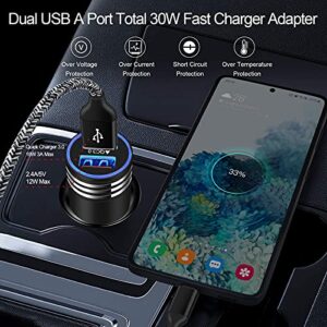 Android Charger USB C Type C Charger Fast Charging for Samsung Galaxy A14/A23 5G/S23 Ultra/S23+/S22 Ultra/A13/A53/A03S/A12/A11/A32/S21,Quick Charge 3.0 Wall Charger Block Fast Car Charger USB C Cable