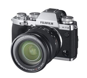 fujifilm x-t3 mirrorless digital camera w/xf16-80mm lens kit – silver