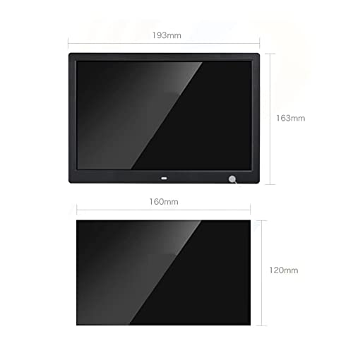 8-inch Digital Photo Frame Picture Video Player High-Definition Electronic Photo Album Can Start Automatic Loop Playback (Color : Black)