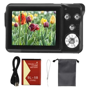 2.7 inch 4K Digital Camera, 56mp Compact Digital Camera, 20X Digital Zoom, Built in Fill Flash, 56 Megapixels, USB Data Transfer, Anti Shake, Suitable for Weddings Outdoor Campus