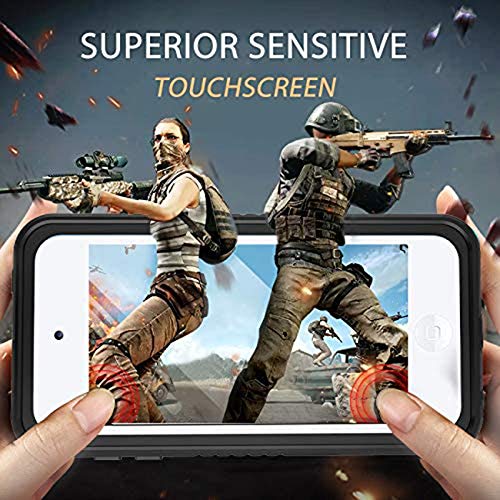 BESINPO Waterproof Case for iPod Touch 7 / iPod Touch 6 / iPod Touch 5, 360 Full-Body Built-in Screen Protector Dustproof Shockproof Snowproof Case for iPod Touch 5th/6th/7th Generation for Snorkeling