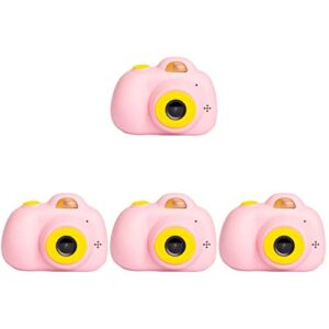 toyandona 4sets girls photography for decorative digital photo waterproof camera gifts birthday gift props video outdoor toddler mini plaything child children recorder girl sports kid