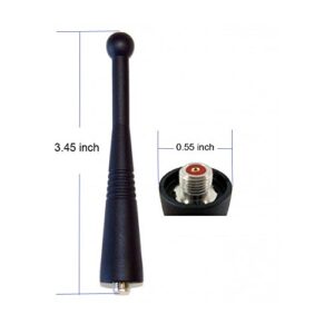 bestkong 2 X 900MHz Stubby Antenna for Motorola Radio DTR550 DTR650 MTX8250 MTX9250 MTX800 MTX838 MTX850 MTX950 MTX8000 MTX9000 3.5"