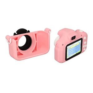 Childrens Digital Camera, Lightweight, 28 Fun Photo Frames, Childrens Camera, 2 HD Screen, MP3 to Stimulate Babys Imagination (Without 32G Memory Card with Card Reader)