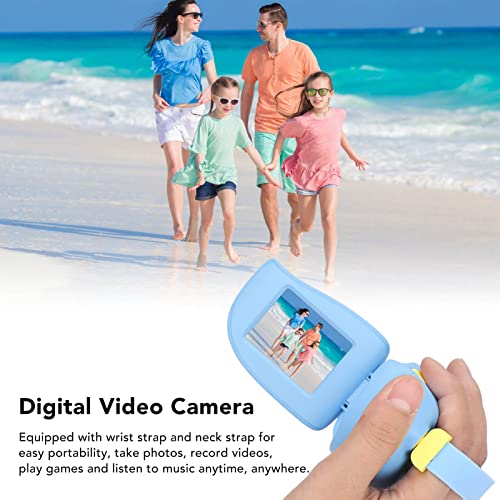 Bnineteenteam 1.5MP Kids Selfie Camera,HD Digital DV Cameras Christmas Birthday Gifts for Kids(Blue)
