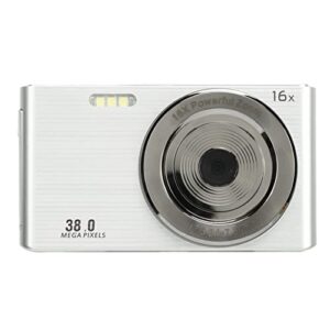 digital camera, 16x digital camera, 1080p 38mp 2.4 inch 16x digital zoom portable compact camera for teens beginners