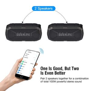 Bluetooth Speakers,Portable Bluetooth Wireless Speaker,Hi-Quality Sound & Bass,IP67 Waterproof Outdoor Speaker,16-Hour Playtime,Bluetooth 5.0 Phone Speakers,Built-in Mic for Home,Outdoors,Travel