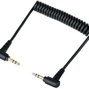 Movo MC1 3.5mm Audio Cable - Dual Male 3.5mm TRS Cable for Audio Mixers, Microphones, Cameras, Recorders, Car Speakers, and More