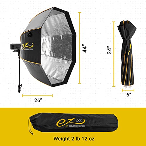 Glow 48" EZ Lock Octa Quick XL Softbox with Bowens Mount