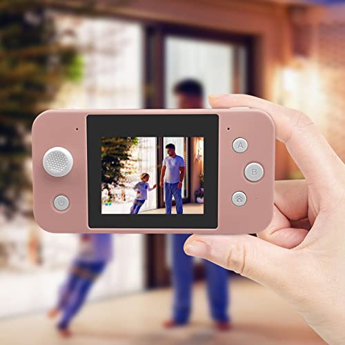 LADIGASU Portable Kids Digital Camera Front 20MP Children's Camera with 2.4in Screen 1080P Rechargeable Electronic Camera with Easy Game for Boys and Girls