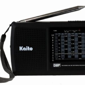 Kaito KA321 Pocket-Size 10-Band AM/FM Shortwave Radio with DSP (Digital Signal Processing), Black