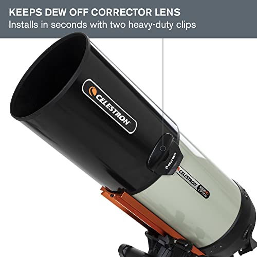 Celestron – Aluminum Telescope Dew Shield with Cover Cap – Fits 8” Schmidt Cassegrain, EdgeHD, and RASA telescopes