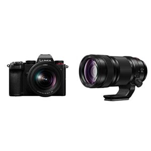 panasonic lumix s5 full frame mirrorless camera (dc-s5kk) and lumix s pro 70-200mm f4 telephoto lens (s-r70200)