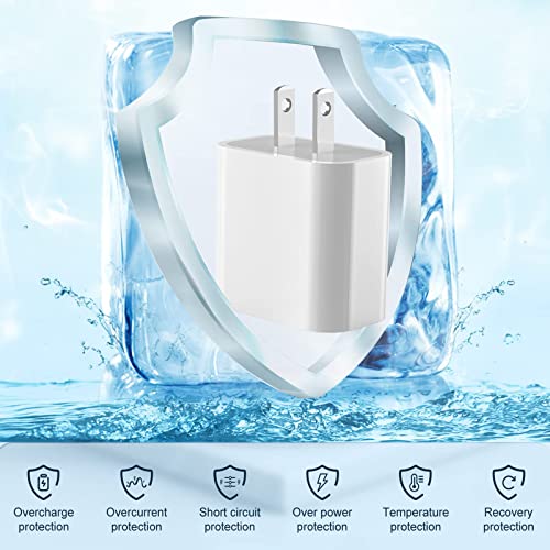 iPhone Super Fast Charger【Apple MFi Certified】 20W Rapid Wall Charger Block PD Adapter USB C to Lightning Cable with 6FT Fast Charging Cable Compatible with iPhone 13/12/11 Pro Max,Mini,Pro/XR/8 Plus