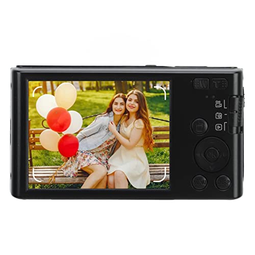 Digital Camera, 2.8 Inch Screen Compact Camera 48MP Image Resolution 16X Digital Zoom for Teens (Black)