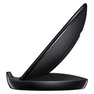 SAMSUNG Qi Certified Fast Charge Wireless Charger Stand (2018 Edition) Universally Compatible with Qi Enabled Smartphones - US Version - Black - EP-N5100TBEGUS