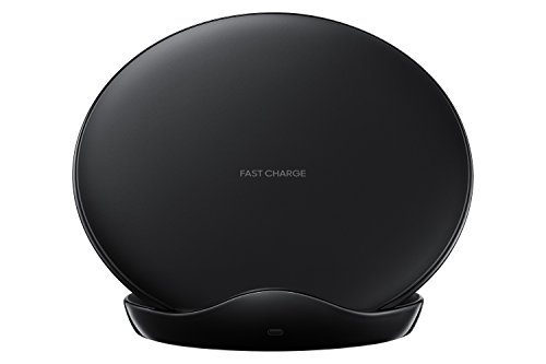 SAMSUNG Qi Certified Fast Charge Wireless Charger Stand (2018 Edition) Universally Compatible with Qi Enabled Smartphones - US Version - Black - EP-N5100TBEGUS