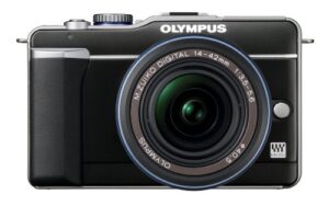 olympus pen e-pl1 12.3mp live mos micro four thirds mirrorless digital camera with 14-42mm f/3.5-5.6 zuiko digital zoom lens (black)