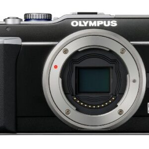 Olympus PEN E-PL1 12.3MP Live MOS Micro Four Thirds Mirrorless Digital Camera with 14-42mm f/3.5-5.6 Zuiko Digital Zoom Lens (Black)