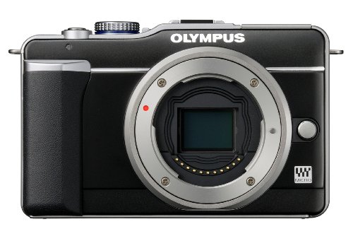 Olympus PEN E-PL1 12.3MP Live MOS Micro Four Thirds Mirrorless Digital Camera with 14-42mm f/3.5-5.6 Zuiko Digital Zoom Lens (Black)