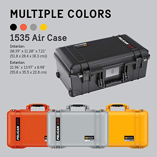 Pelican Air 1535 Case No Foam - Yellow