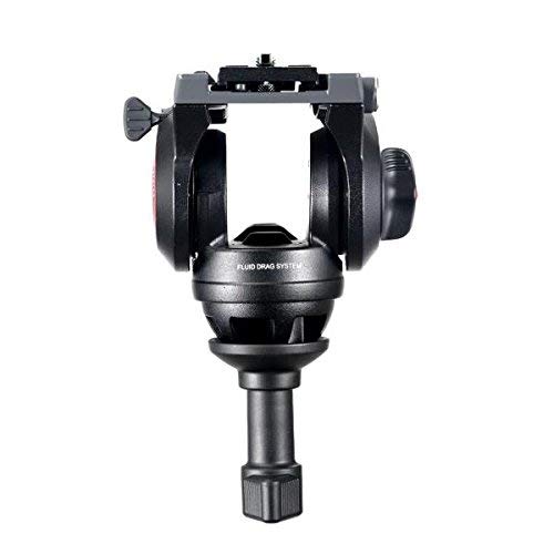 Manfrotto MVK500AM Lightweight Fluid Video System with Twin Legs and Middle Spreader (Black)