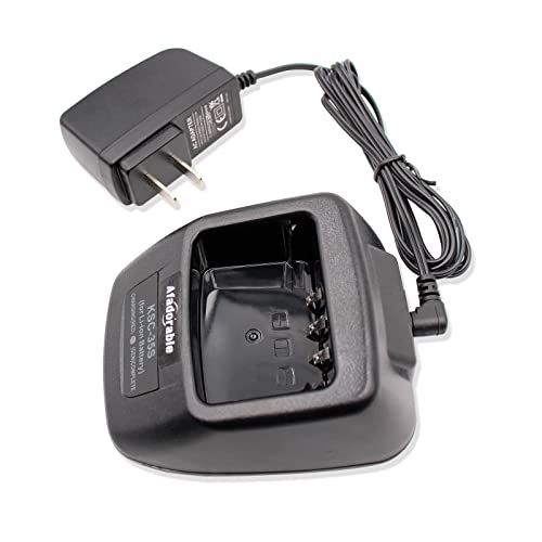 KSC-35S Rapid Charger Fit for Kenwood TK-2200LP TK-2300VP TK2300 TK2400 TK2402 TK-3200L TK-3302UK TK3400 TK-2300 TK-3300 TK-2400 TK-3400, KNB-45L KNB-63L KNB-65L Li-ion Battery Charger