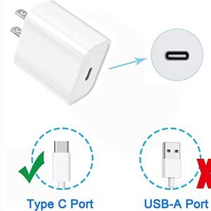 iPhone 14 Charger Block,20W USB C Power Delivery Charger, iPhone 13 Charger iPhone Fast Charger Wall Type C Charger Adapter Compatible iPhone 14/14 Plus/14 Pro/14 Pro Max/13 Pro Max/SE,iPad Mini/Pro