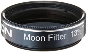orion 05662 1.25-inch 13 percent transmission moon filter (black), single