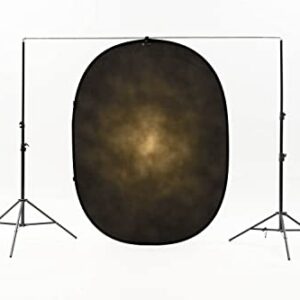 Kate Dark Blue Collapsible Backdrop for Photography Brown Pop Up Photo Backdrops Portable Folding Background for Portrait, Live Streaming, 5x6.5ft