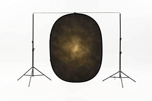 Kate Dark Blue Collapsible Backdrop for Photography Brown Pop Up Photo Backdrops Portable Folding Background for Portrait, Live Streaming, 5x6.5ft